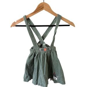 Disney Kids Suspender Skirt in Green